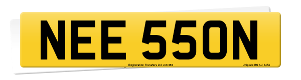 Registration number NEE 550N